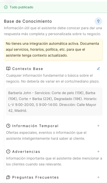 Assistant editor in the app